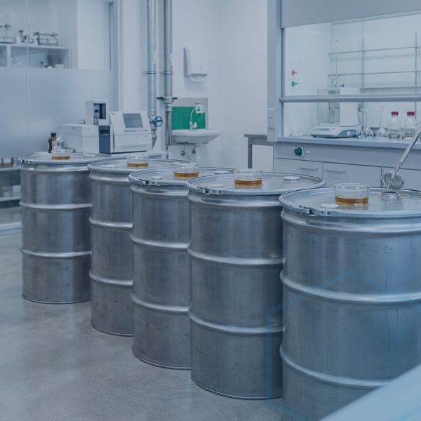 Drums of octenyl succinic anhydride grades used for industrial starch modification processes