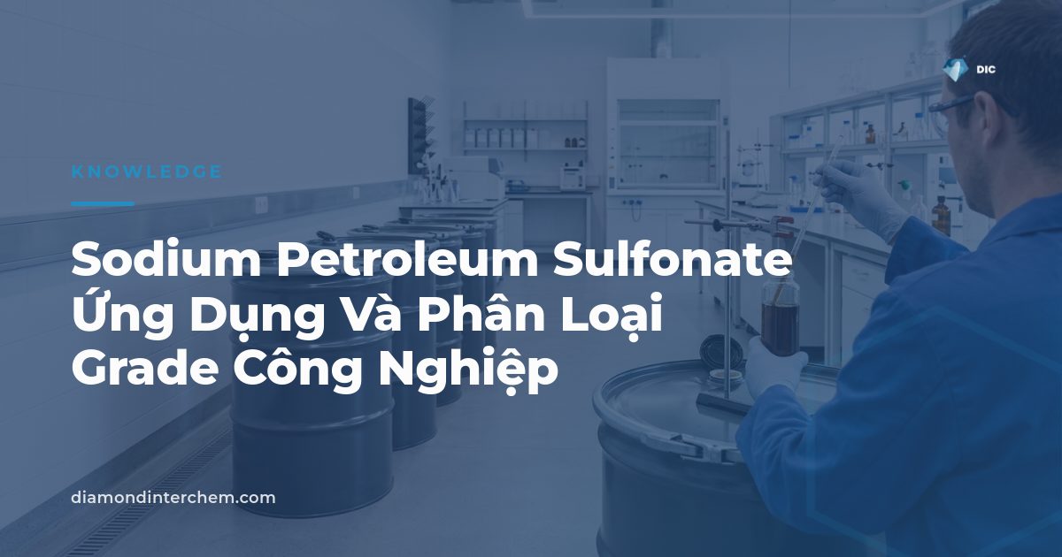 Sơ đồ minh họa Sodium Petroleum Sulfonate ứng dụng trong dầu gia công kim loại và chống gỉ công nghiệp