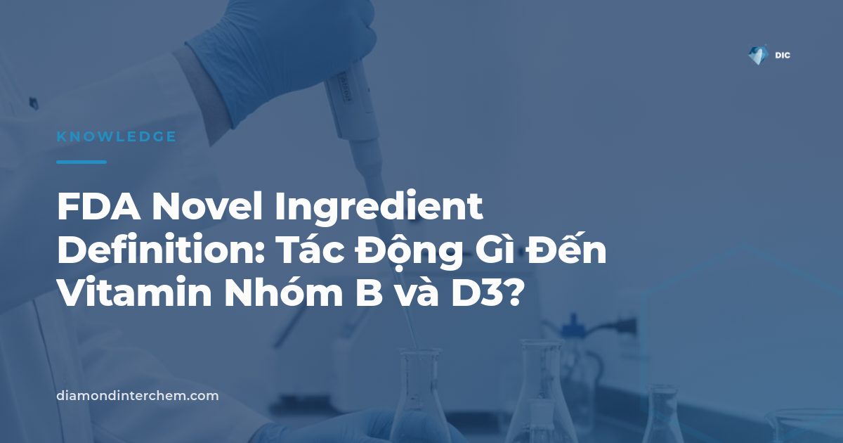 Phòng thí nghiệm kiểm nghiệm vitamin minh họa FDA novel ingredient definition ngành dinh dưỡng